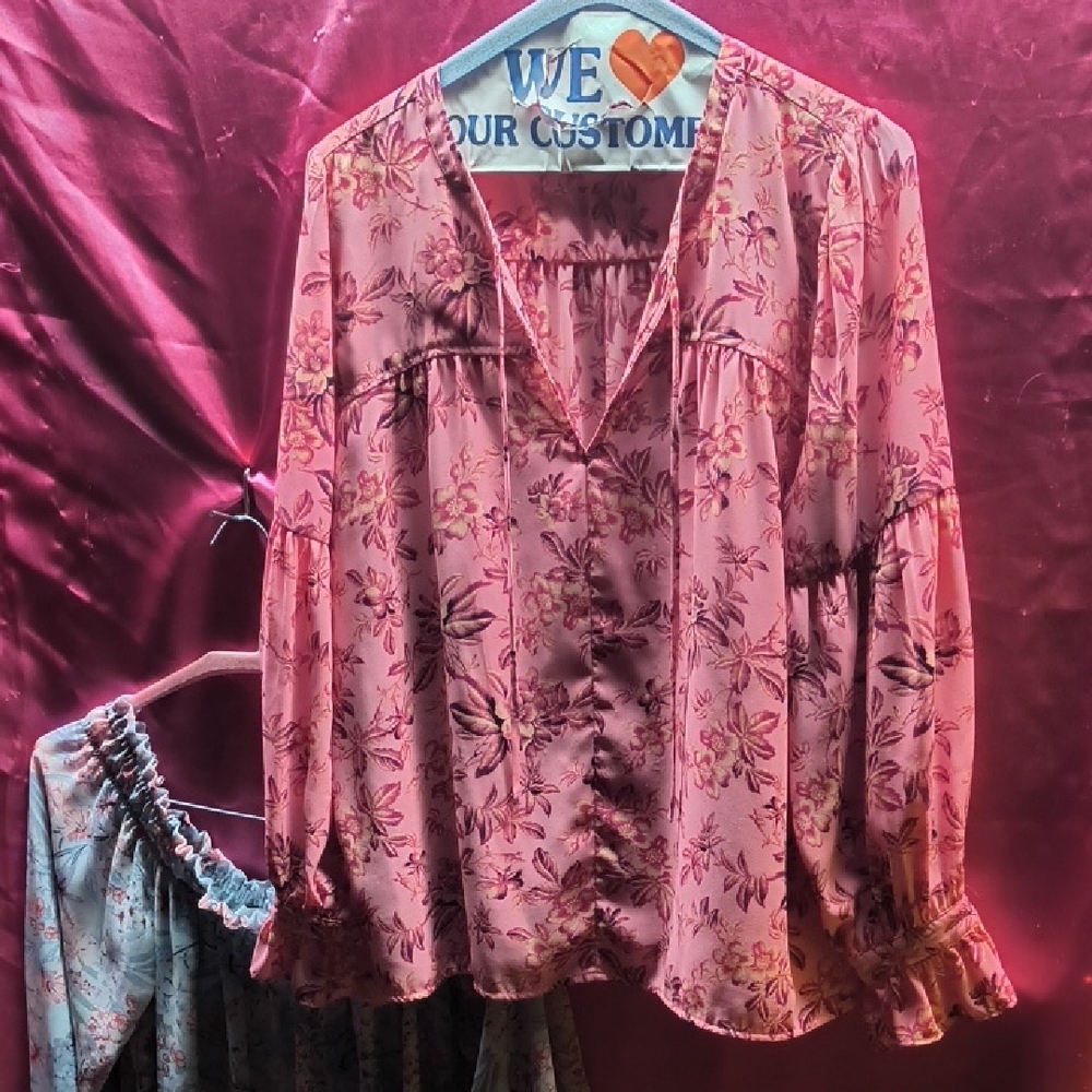 Floral Pink Women's Top